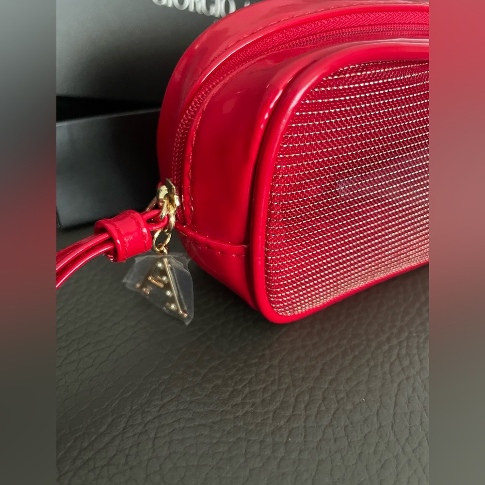 Giorgio Armani Vibrant Red Cosmetic Bag - Picture 15 of 17